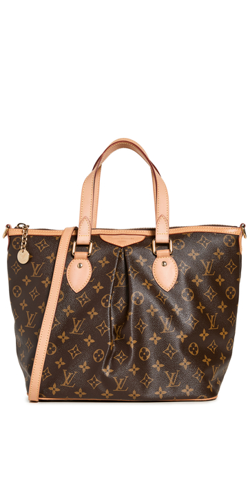 What Goes Around Comes Around Louis Vuitton Monogram Palermo Bag in brown