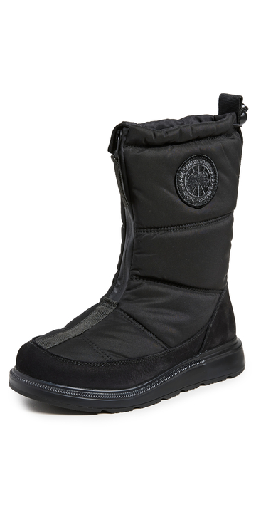 Canada Goose Cypress Fold-Down Boots in black