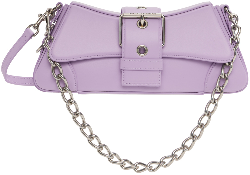 Balenciaga Purple Small Lindsay Shoulder Bag in lilac