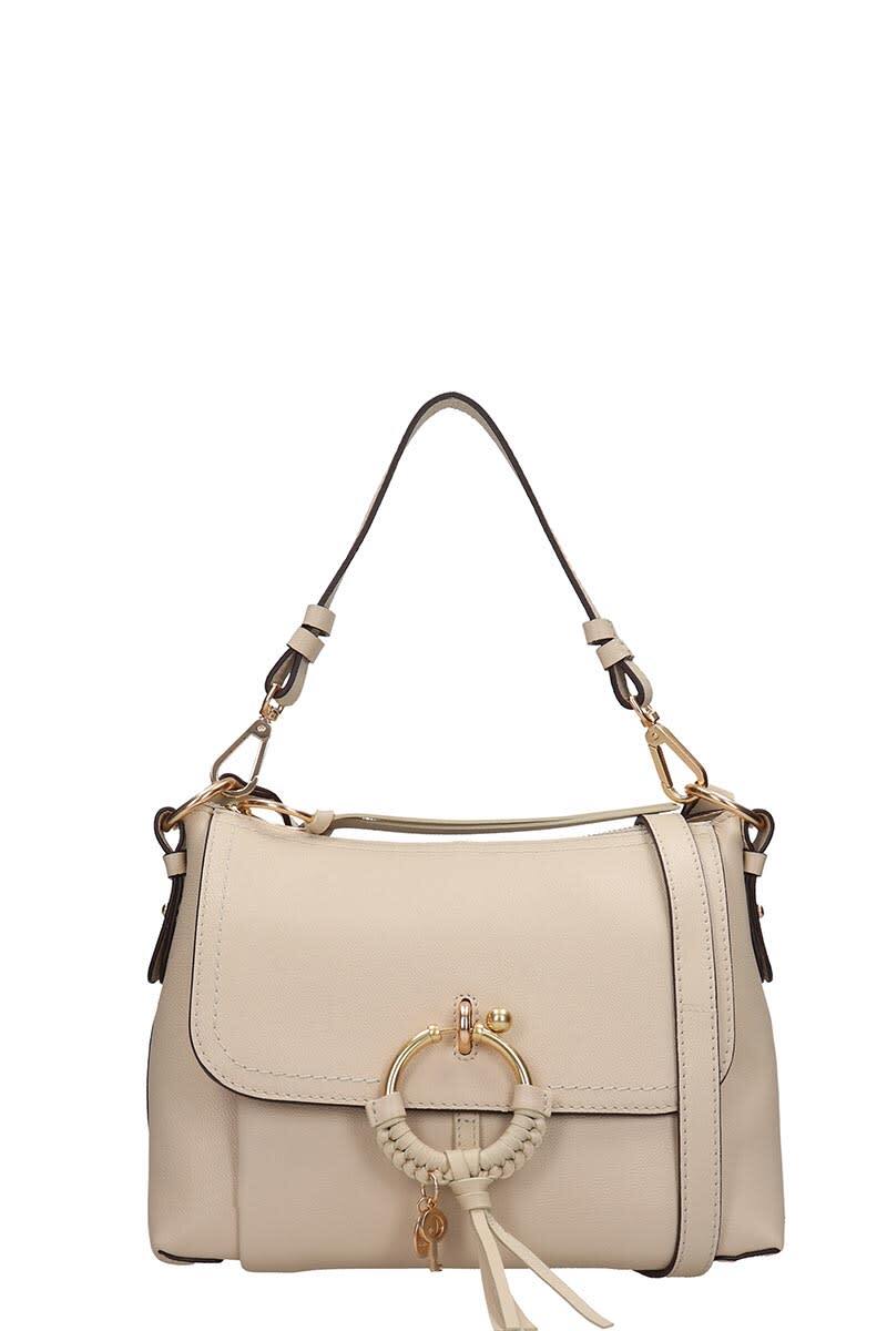 See by Chloé See by Chloé Joan Shoulder Bag In Beige Leather