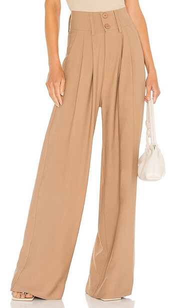 NONchalant Page Pant in Tan in camel
