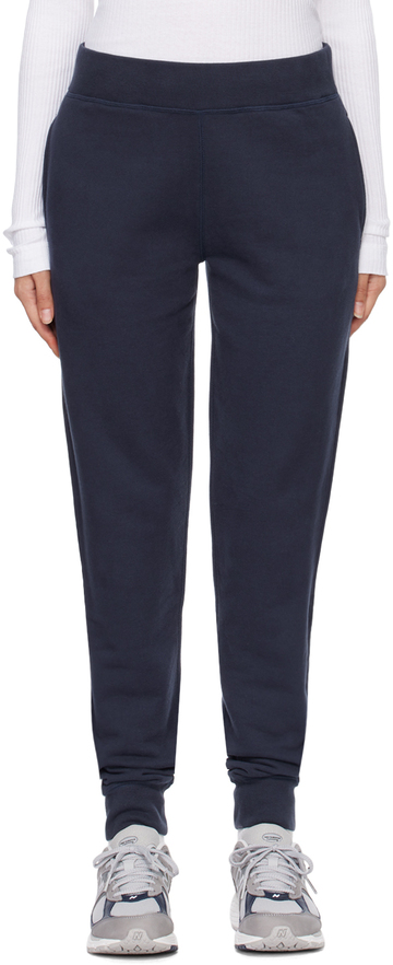 sunspel navy relaxed-fit lounge pants