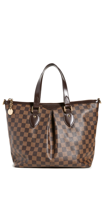 What Goes Around Comes Around Louis Vuitton Damier Ebene Palermo Pm Bag in brown