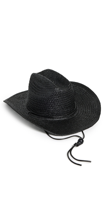 lack of color the outlaw ii straw hat black l
