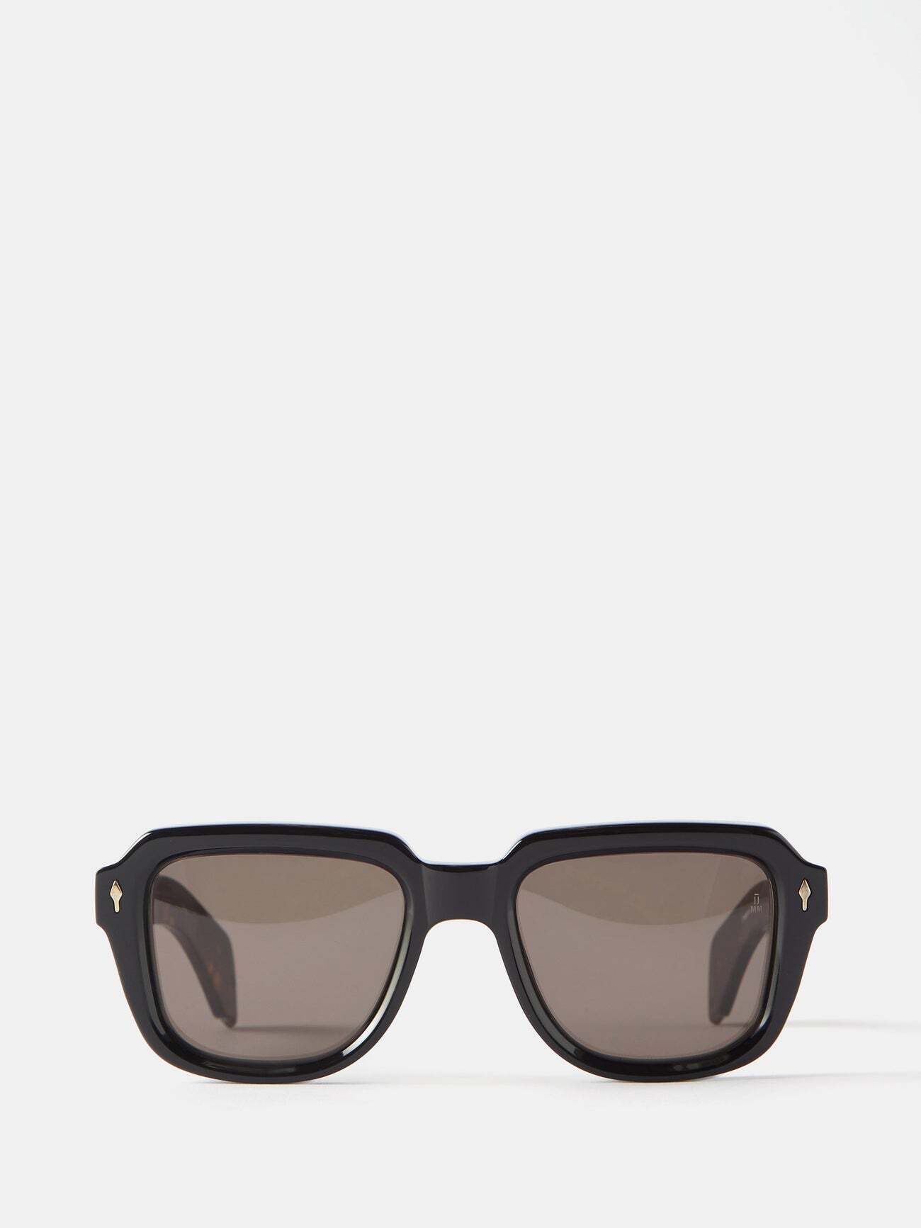 Jacques Marie Mage - Taos Square-frame Acetate Sunglasses - Womens - Black