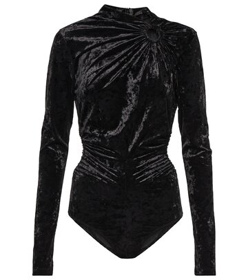 Isabel Marant Velvet bodysuit in black