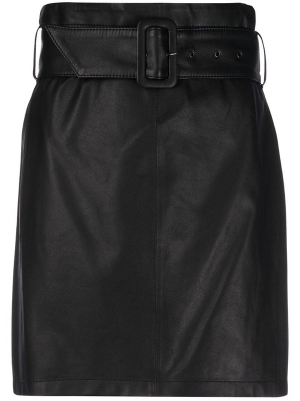 Federica Tosi high-waisted belted skirt in black