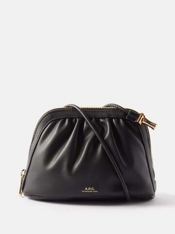A.P.C. A.P.C. - Ninon Small Faux-leather Clutch - Womens - Black