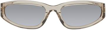flatlist eyewear gray veneda carter edition daze sunglasses in grey