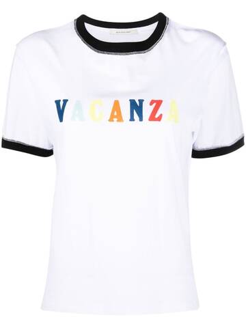 Être Cécile Être Cécile slogan-print cotton T-shirt - White