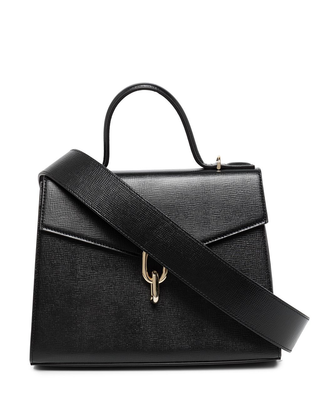 ANINE BING Dana leather tote bag - Black