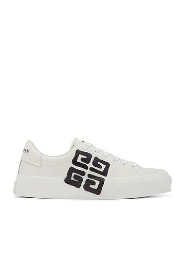 givenchy city sport lace up sneaker in white