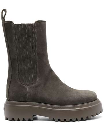 le silla ranger suede ankle boots - grey