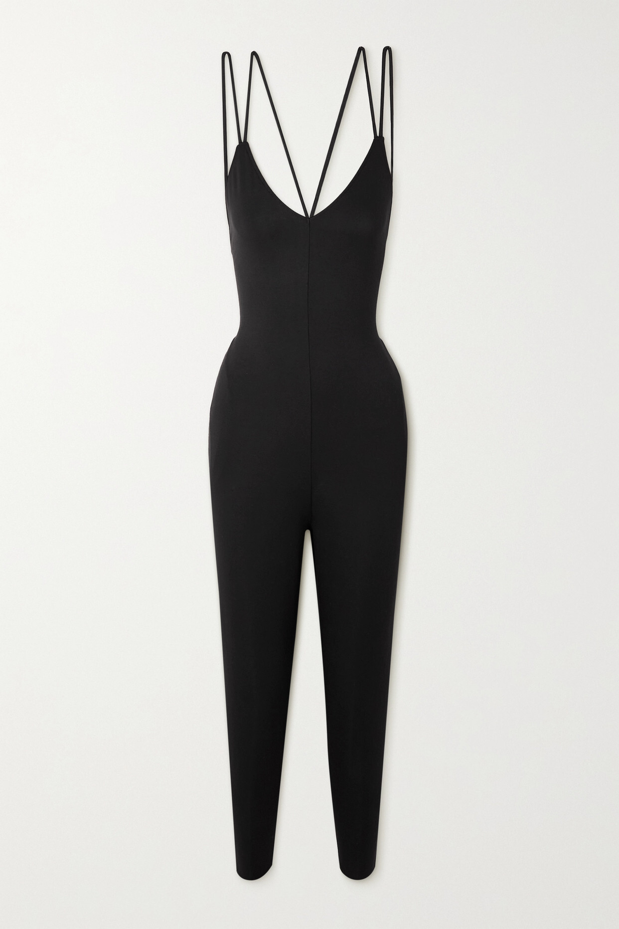 Le Ore - Como Stretch-modal Jersey Jumpsuit - Black