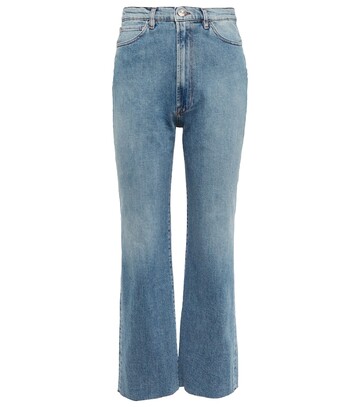 3x1 N.Y.C. High-rise cropped jeans in blue