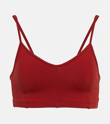 live the process structured sports bra in red