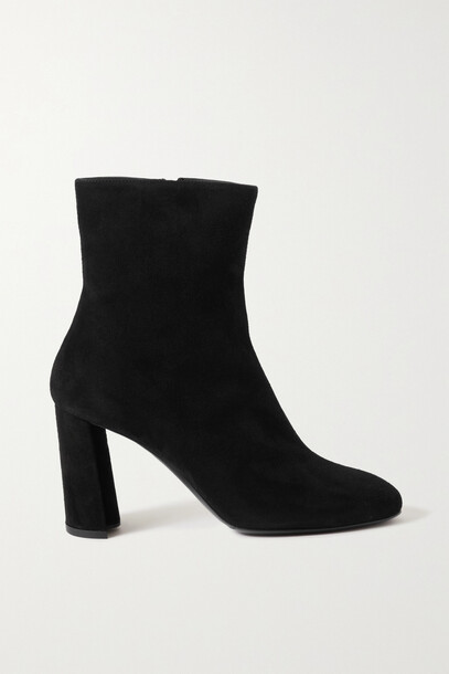 Co - Suede Ankle Boots - Black