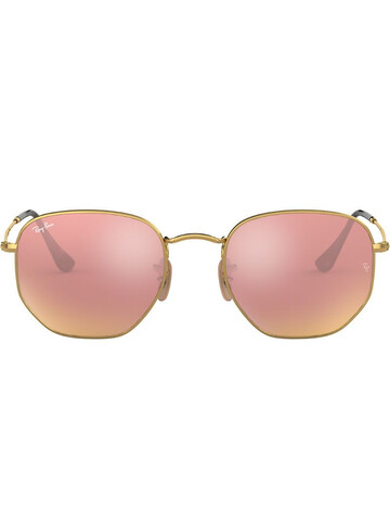 Ray-Ban Hexagonal Flat sunglasses in gold
