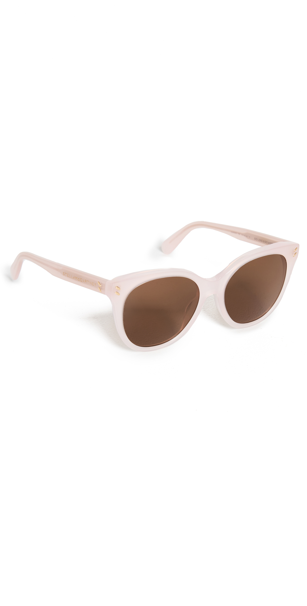 Stella McCartney Oval Sunglasses in brown / pink