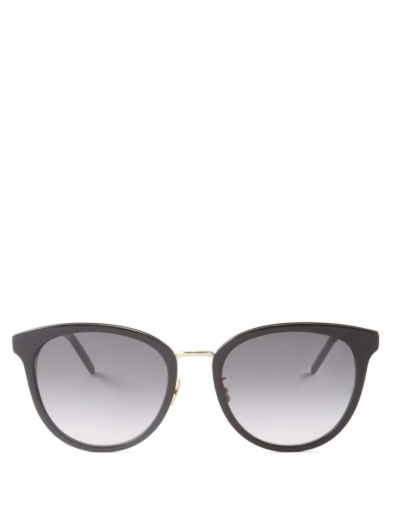 Saint Laurent - Cat-eye Acetate Sunglasses - Womens - Black