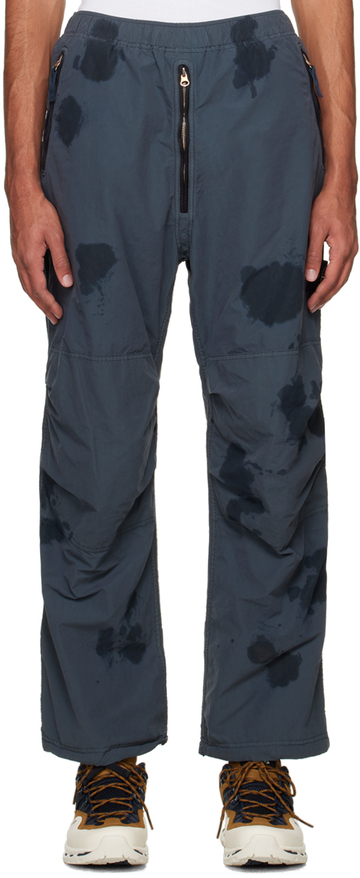 stone island gray hand coloring trousers in grey