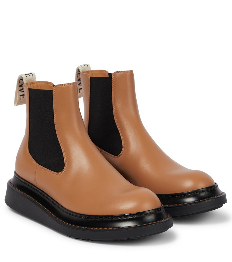 Loewe Leather Chelsea boots in brown