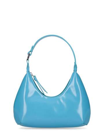 BY FAR Baby Amber Semi Patent Leather Bag