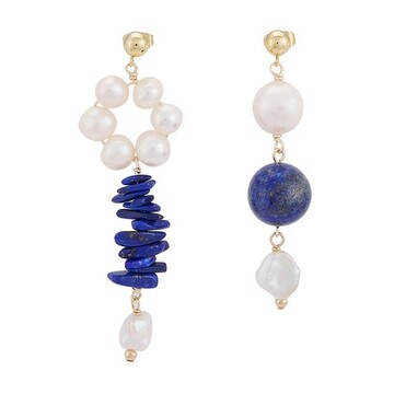 Eliou Freja earrings in blue / white