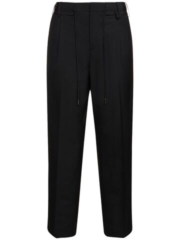 sacai tailored suiting pants in black