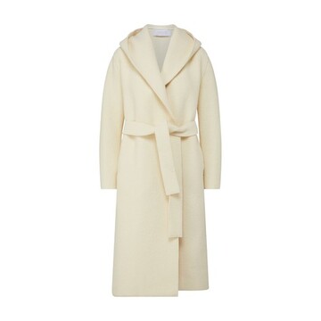 Harris Wharf London Long coat in natural / white