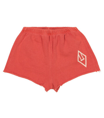 The Animals Observatory Baby Hedgehog cotton shorts in red