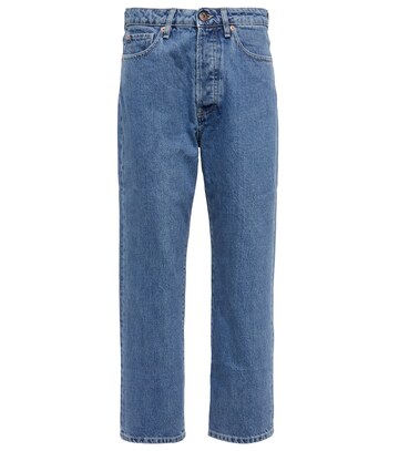 3x1 N.Y.C. Sabrina high-rise straight jeans in blue