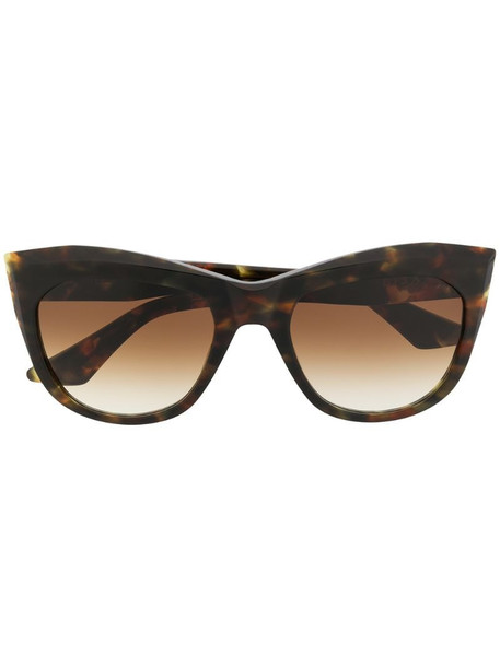 Dita Eyewear Kader oversized-frame sunglasses in brown