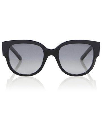 dior eyewear wildior bu square sunglasses in black