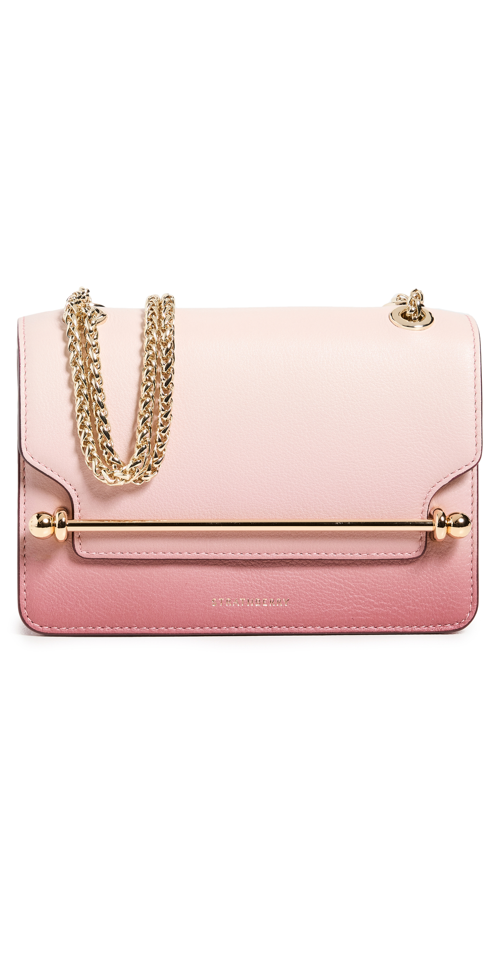 Strathberry East West Mini Bag in pink