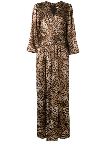 Jonathan Simkhai cheetah-print wrap jumpsuit