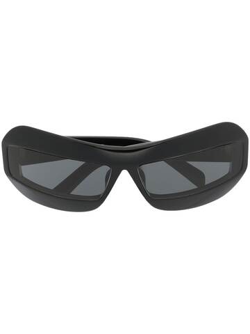 prada eyewear logo-detail cat-eye sunglasses - black