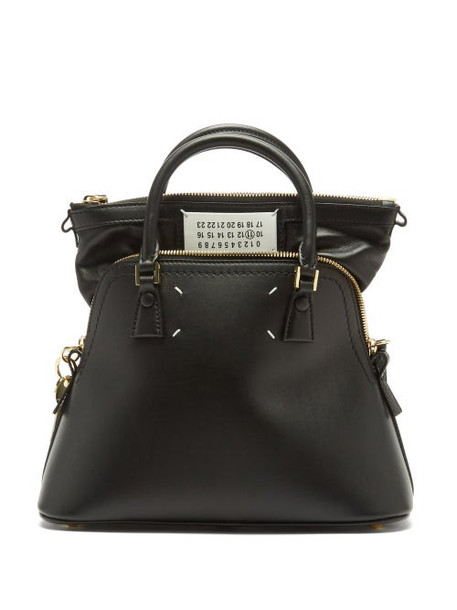 Maison Margiela - 5ac Mini Leather Handbag - Womens - Black