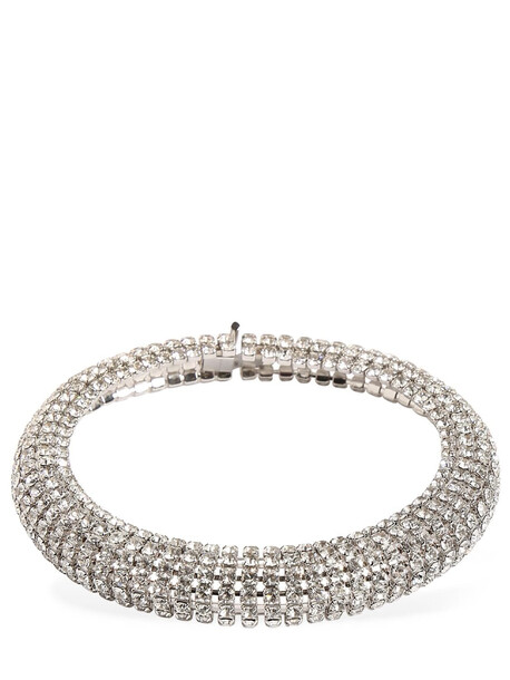 ALEXANDRE VAUTHIER Crystal Collar Necklace in silver