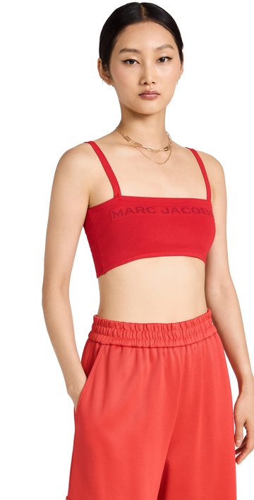 Marc Jacobs The Bandeau Top in red
