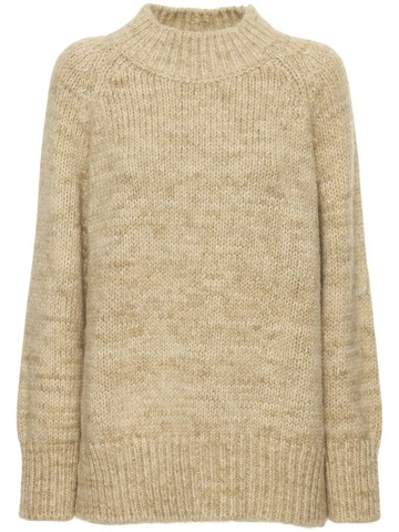 MAISON MARGIELA Alpaca Blend Knit Sweater in beige