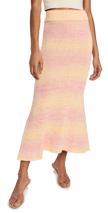 Olivia Rubin Maddox Skirt in pink / yellow
