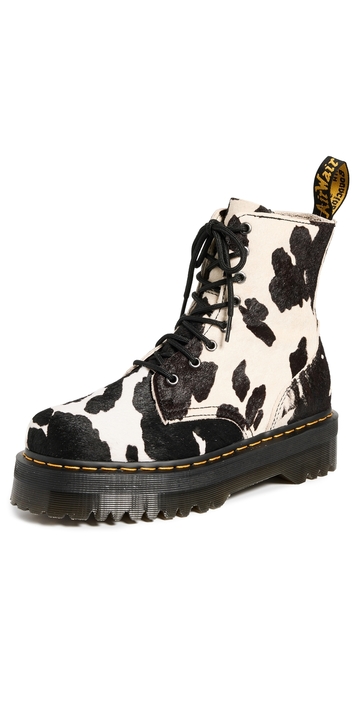 dr. martens jadon boots cow print hair on 7