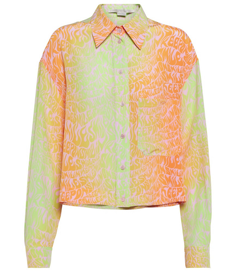 Stella McCartney Printed silk shirt