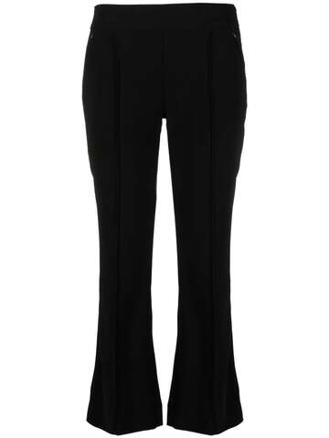 rodebjer jeju flared cropped trousers - black