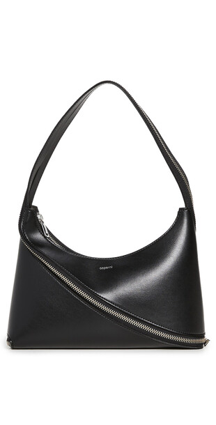 Coperni Zip Baguette Bag in black