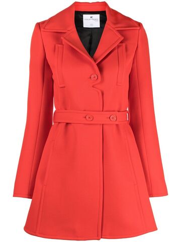 Courrèges tailored virgin wool coat in red