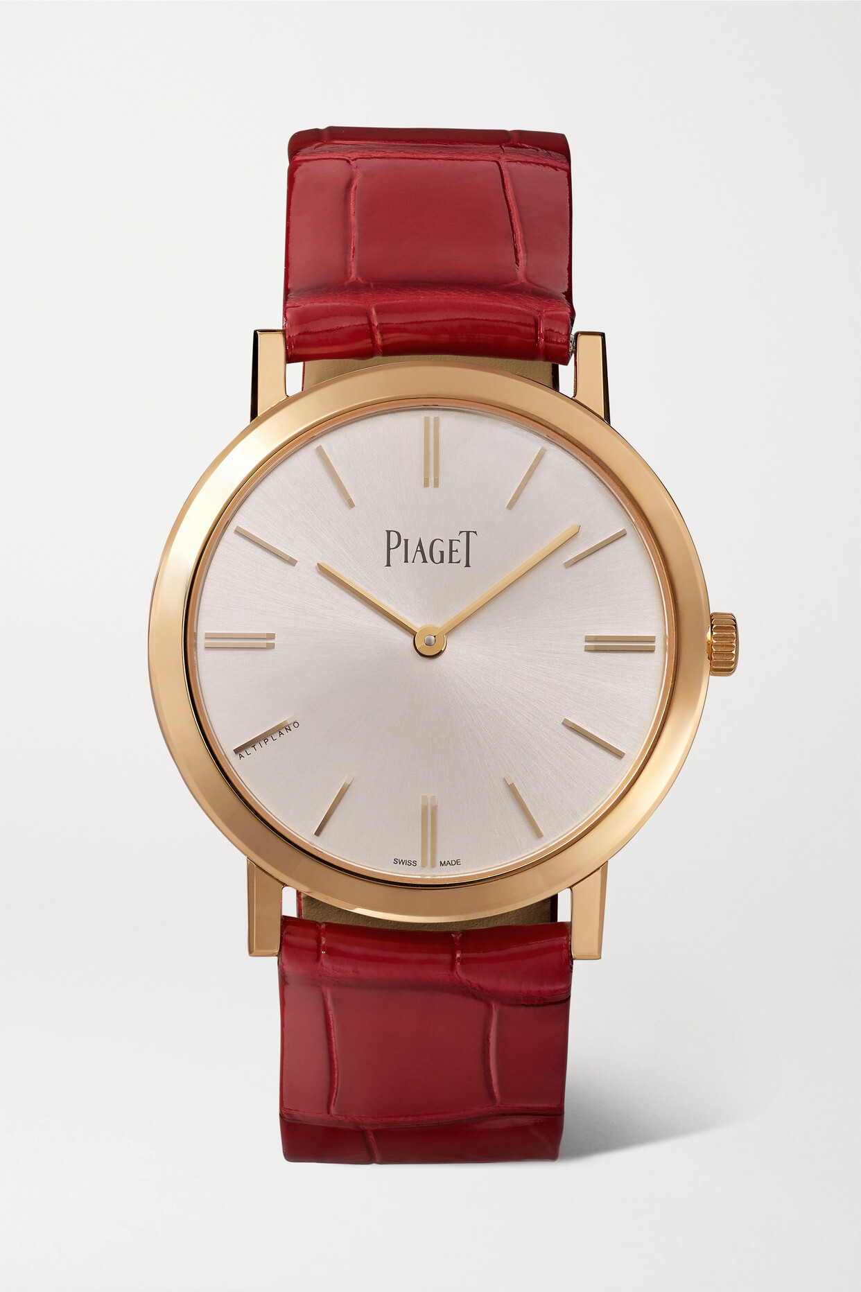 Piaget - Altiplano Automatic 35mm 18-karat Rose Gold And Alligator Watch - one size