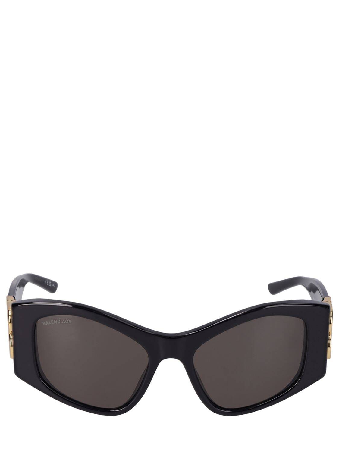 BALENCIAGA Dyn D-frame Xl Acetate Sunglasses in black