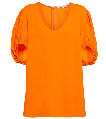 Stella McCartney V-neck T-shirt in orange